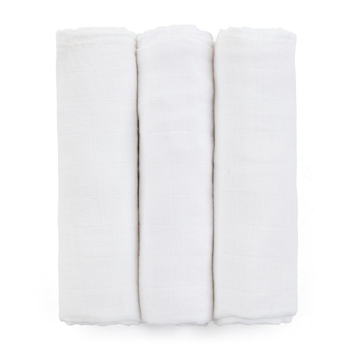 Set de scutece din muselina de bambus Moussy - 3 bucati