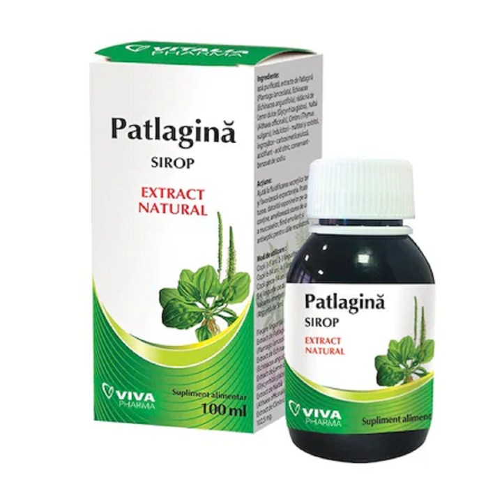 Sirop patlagina Viva Pharma, 100 ml