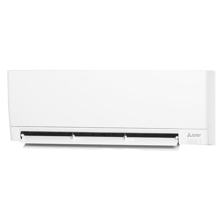 Aparat de aer conditionat Mitsubishi Electric Linea PLUS MSZ-AY25VGKP-MUZ-AY25VG Inverter, 9000 BTU, WiFi integrat, R32, Clasa A+++, purificare Plasma Quad Plus, Functie MELCloud, Timer saptamanal, design elegant