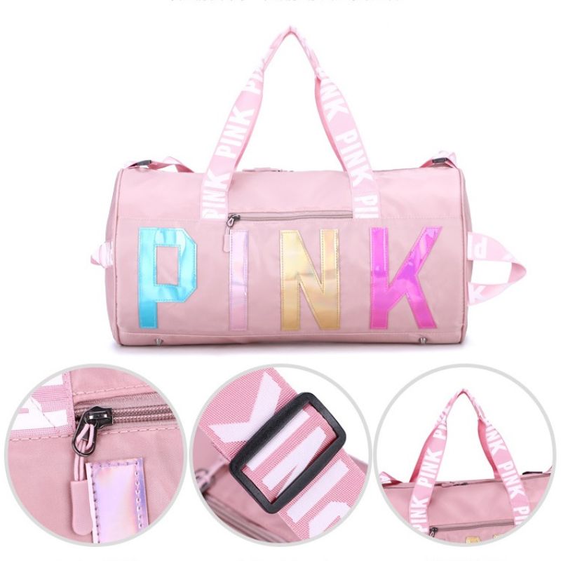 Спортен фитнес сак PINK, Розов - eMAG.bg