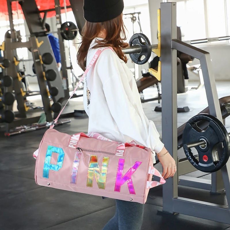 Спортен фитнес сак PINK, Розов - eMAG.bg