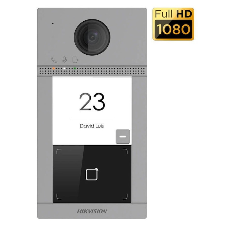 Kit post videointerfon IP Hikvision DS-KIS604-S(C)