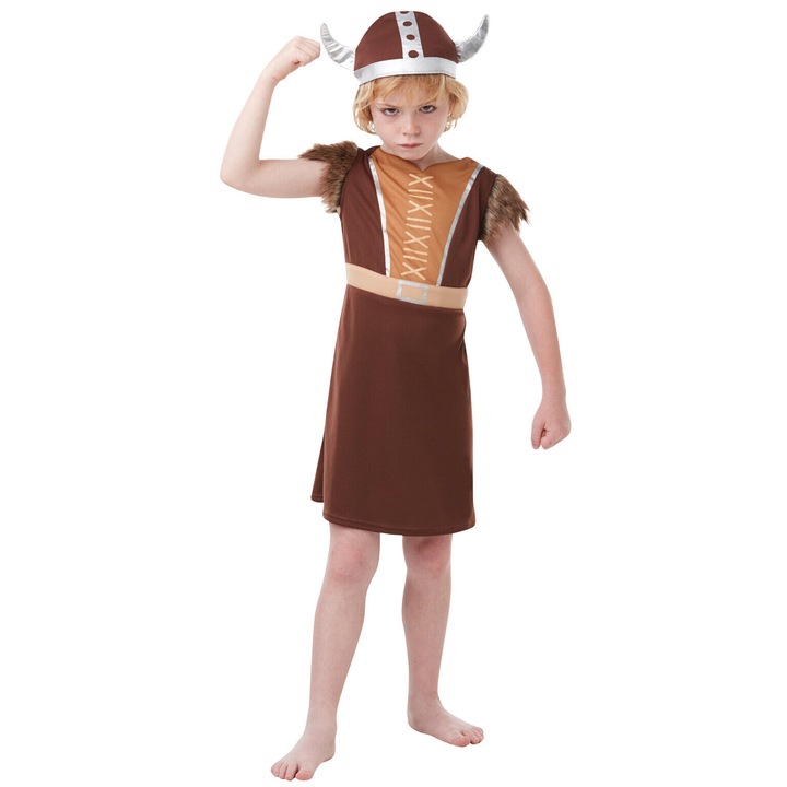 Costum de baiat viking, pentru copii, 10-12 ani