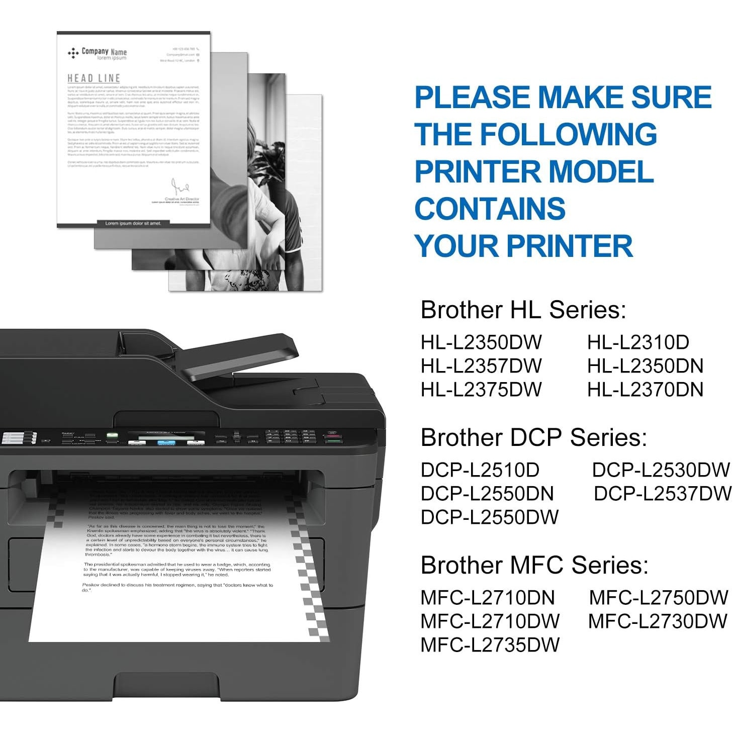 Set 2 Cartuse Toner TN2420 compatibile BROTER TN-2420 TN2420 TN-2410 HL-L2350DW  DCP-L2530DW MFC-L2710DW HL-L2375DW HL-L2370DN DCP-L2510D HL-L2310D MFC-L2710DN  MFC-L2750DW 