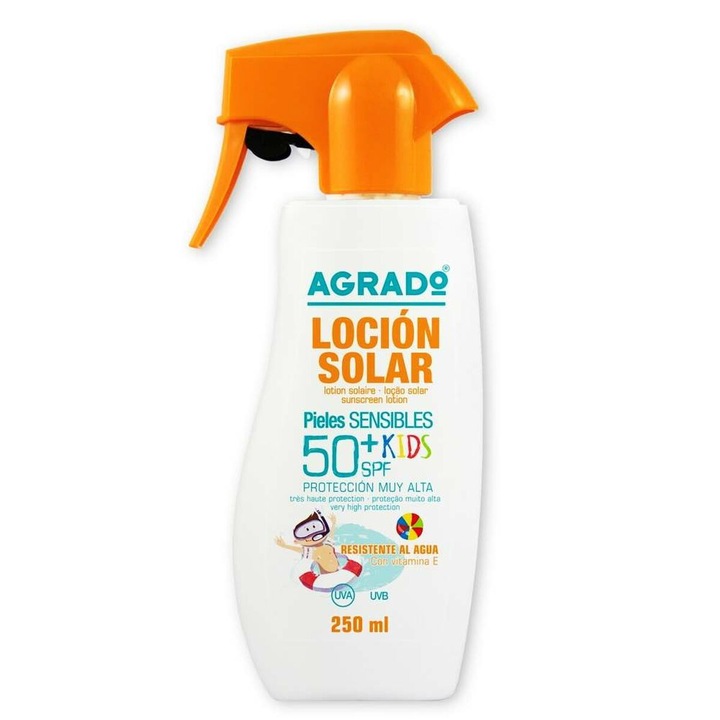 Lotiune solara pentru copii, Agrado, SPF 50+, 250 ml