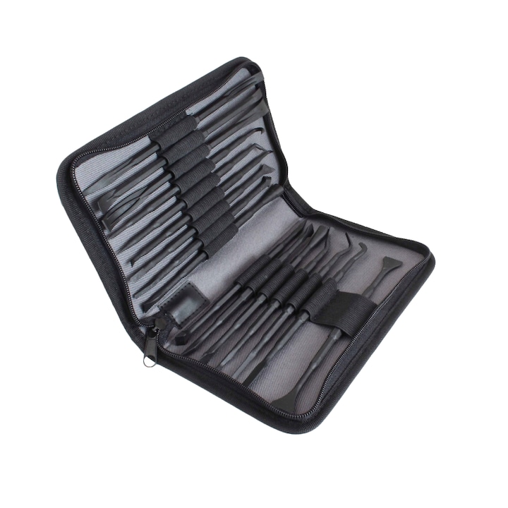 Set 17 dalti, leviere auto multifunctionale, Asta