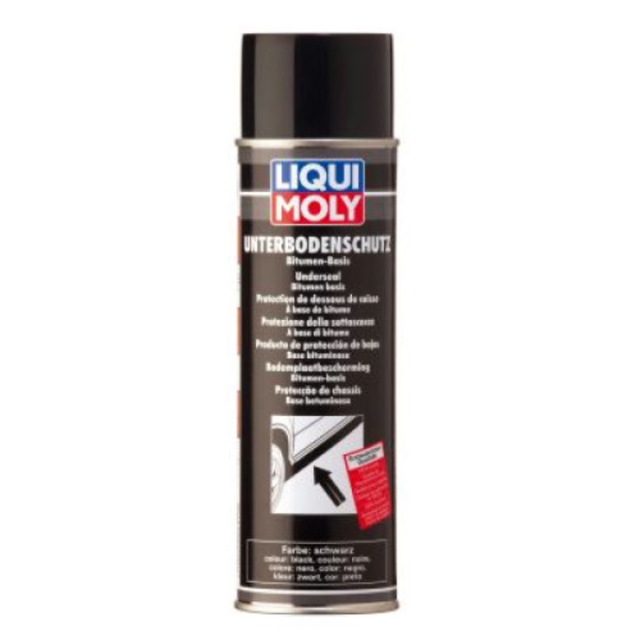 Spray Liqui Moly, Antifon Protectie Sasiu pe Baza de Bitum, Negru, 500 ml