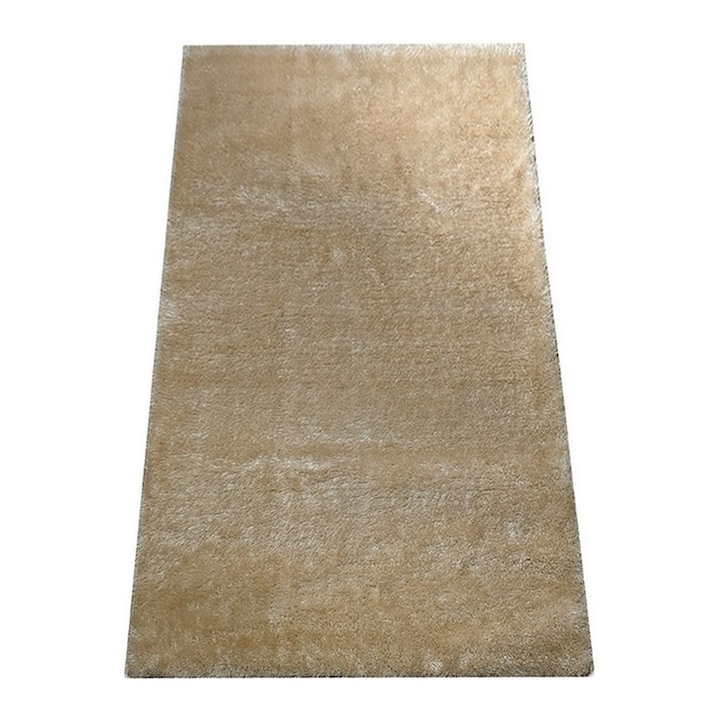 Galaxy Carpet Beige, Shaggy selyemmel, 60 x 200 cm