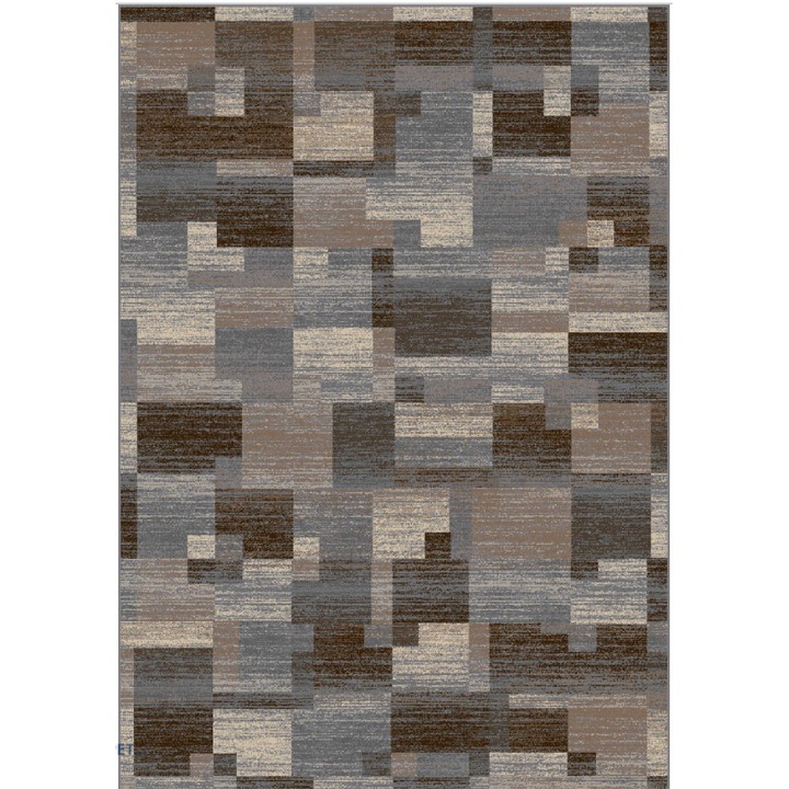 Covor Model Covorexpert Daffi 13133-190, Marime 200 x 300 cm, Maro, Lungime Fir 6 mm, Antialergic, Polipropilena, Living, Dormitor, Sufragerie, Birou 200 x 300