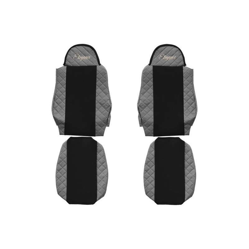 Set Tende In Velluto Con Pompon Bianchi Per Camion MAN TGX, TGA, TGM, Per Parabrezza E Finestrini Laterali, Nero