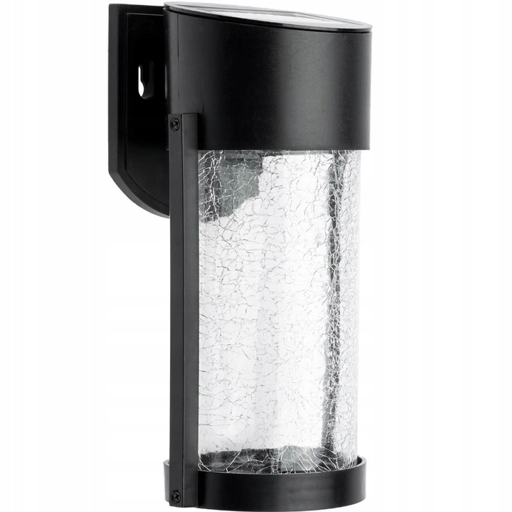 Lampa solara gradina, Goldlux, LED, 4000K, IP44, Senzor, Negru