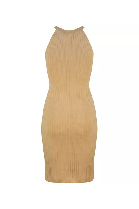 Rochie Agrafka, Midi, One Size, Bej