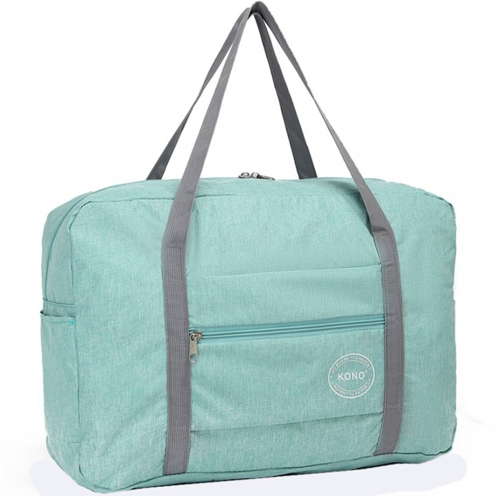 Пътна чанта Kono EQ2256GN, Стандартна за ръчен багаж, Зелен
