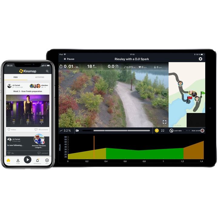 Bicicleta eliptica VirtuFit iConsole Total Fit Crosstrainer, masa rotativa de 22kg, greutate maxima utilizator 150kg, display LCD, pedale reglabile si antiderapante, 24 programe, Quick Keys, incarcator USB