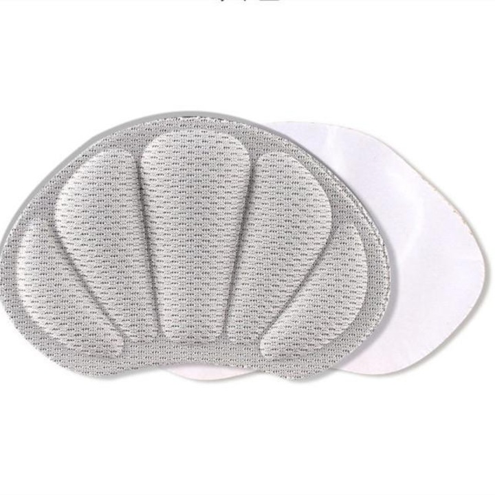 Set 2 branturi cu pernite pentru calcai, Zola®, pentru incaltaminte, universal, 9.6x6 cm, gri