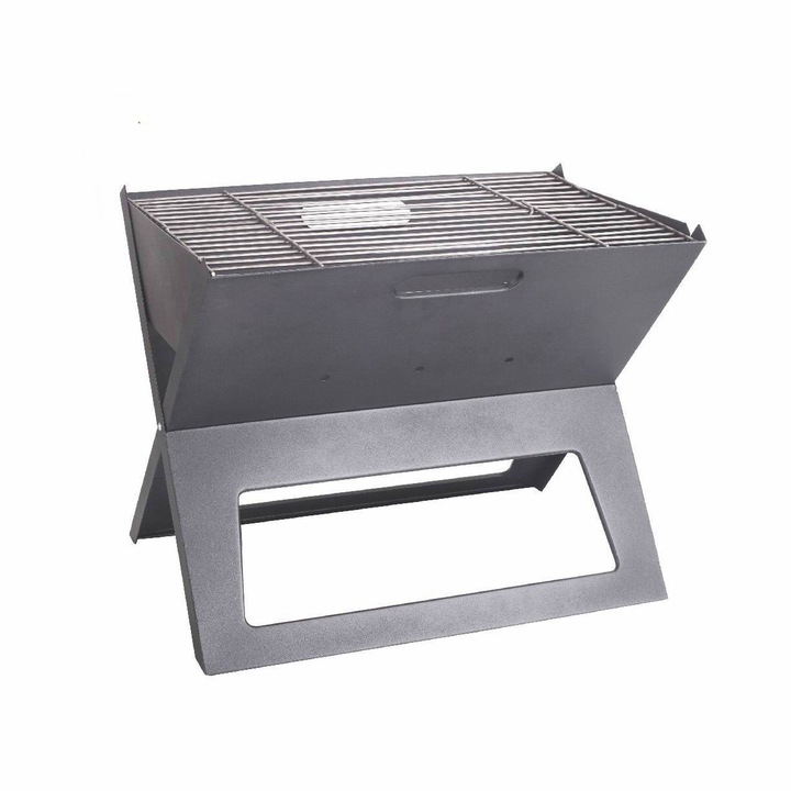 Gratar pliabil si portabil, gri, 45x30x35cm, LEXI
