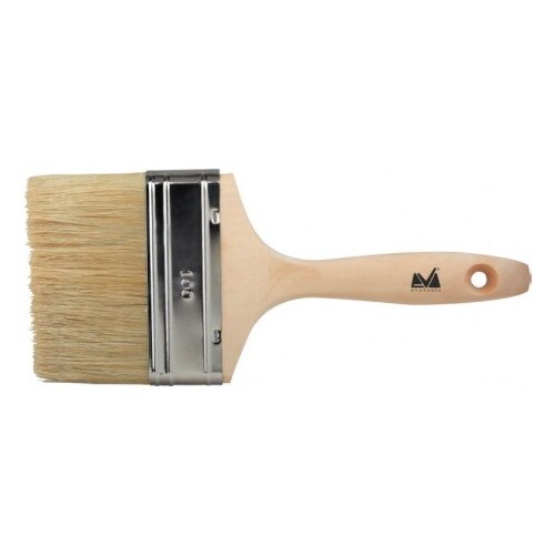 Pensula cu Maner din Lemn cu Fir Alb Evotools - Latime: 100 mm