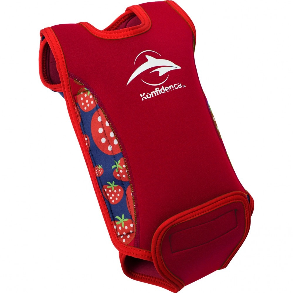Costum termoreglabil din neopren pentru bebelusi Konfidence BabyWarma Strawberry 0-6 luni