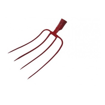 Furca Forjata Rosie Evotools - Latime: 8inch Dinti: 4 Furca Forjata Rosie Evotools - Latime: 8inch Dinti: 4