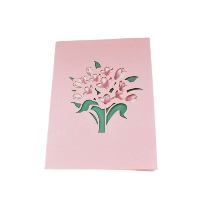 Felicitare 3D Pop Magnolia in floare, Moments, Multicolor