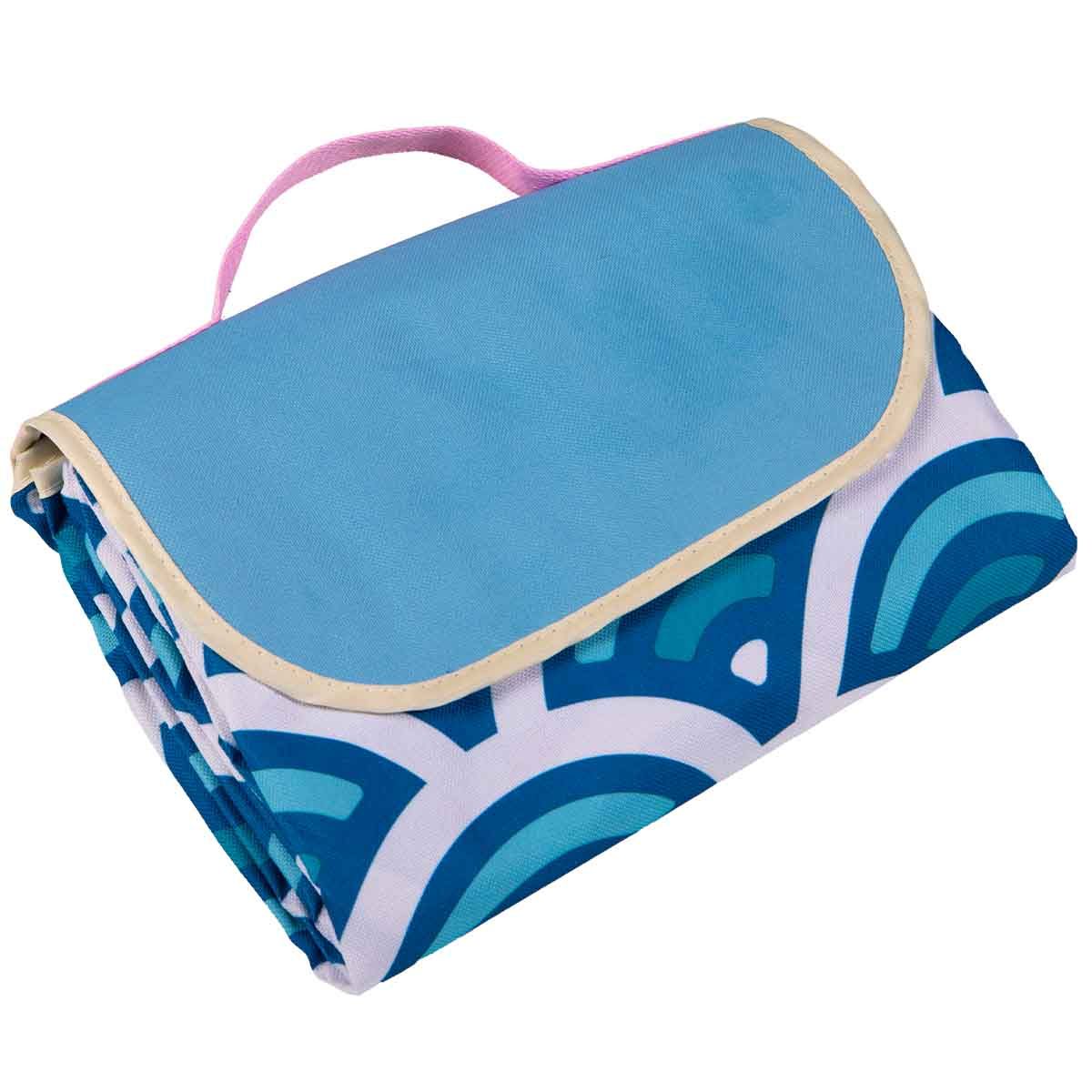 Patura de plaja si picnic Imaginarium Family Mat Mermaid, potrivita