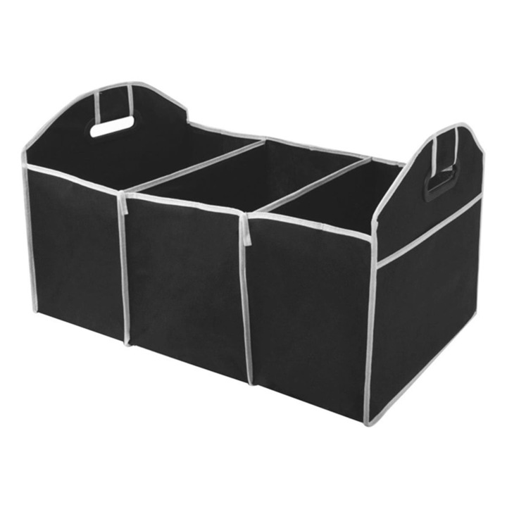 Organizator auto, ZakupyTV, Plastic, 55x33x32 cm, Negru