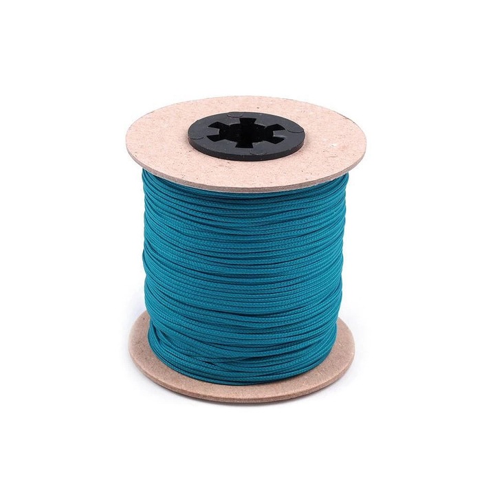 Poliészter zsinór 100m PES Ø1,5mm kék türkiz 1480