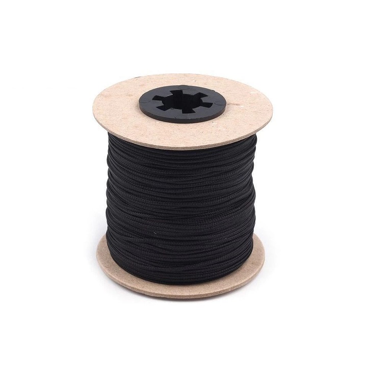 Poliészter zsinór 100m PES Ø1,5mm Fekete 2026