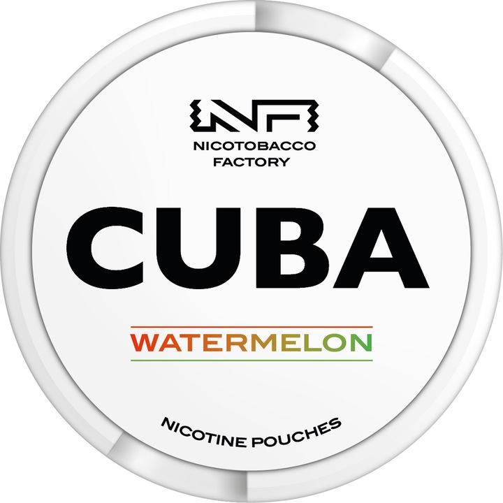 Pouch cu nicotina - Snus CUBA White Watermelon 16 mg