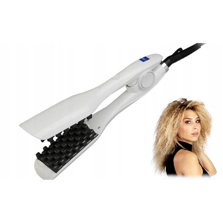 Маша за коса, LABOR PRO, 80 W, 120-200 градуса, 2,7 м, Бяла/Черна