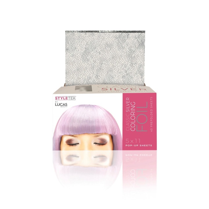 Фолио STYLEK, 500 бр в кутия, Сребрист