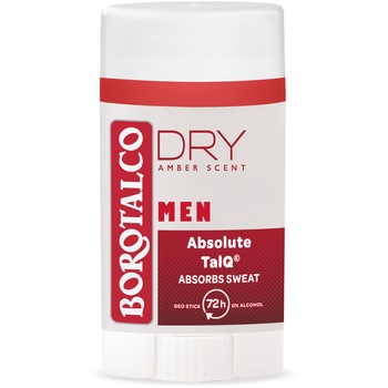 Deodorant Stick Antiperspirant Borotalco Men Dry Amber, 40 ml