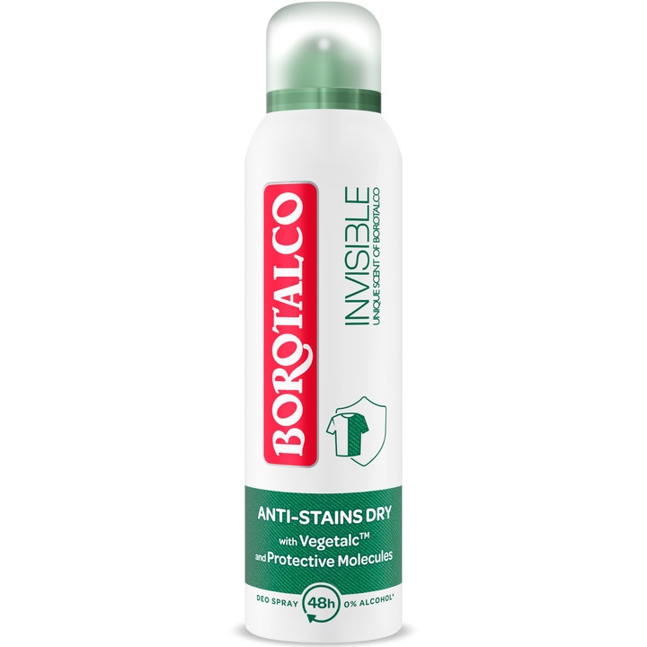 Borotalco Invisible Original dezodor spray, 150 ml