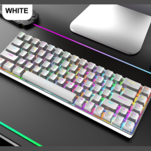 Механична игрална клавиатура, кабел, RGB Chroma осветление, 18 ...