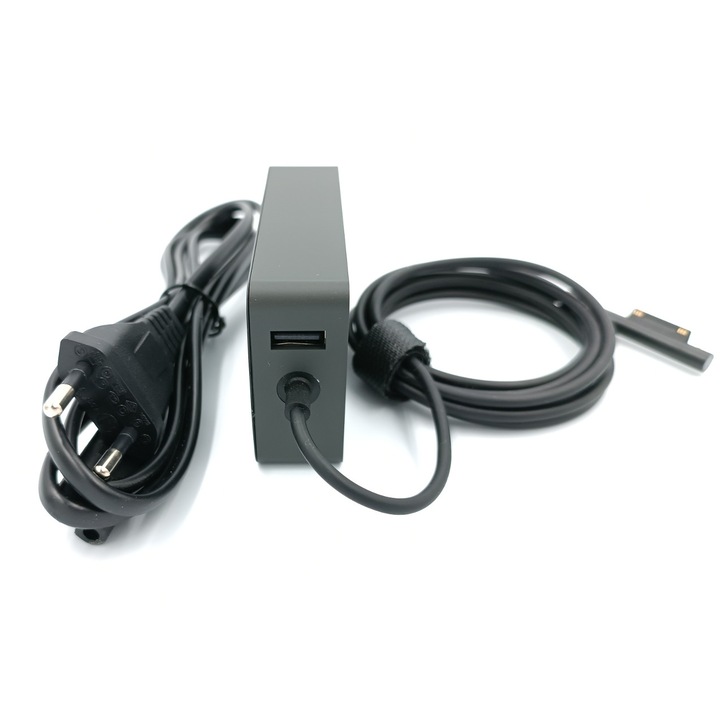 Incarcator laptop, Ultra Parts, Compatibil cu Microsoft Surface Pro 3, 36 W, 12V, 2.58A, Negru