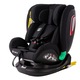 Scaun auto Platinum Deluxe i-Size Buf Boof BlackJeans cu isofix rotativ 360 grade Top Tether SIPS 40-150 cm 0-36 kg