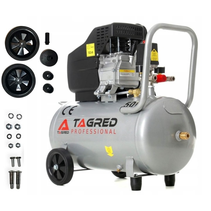 Compresor aer cu ulei, Tagred TA301N, 50L, 8 Bar, 300L/min