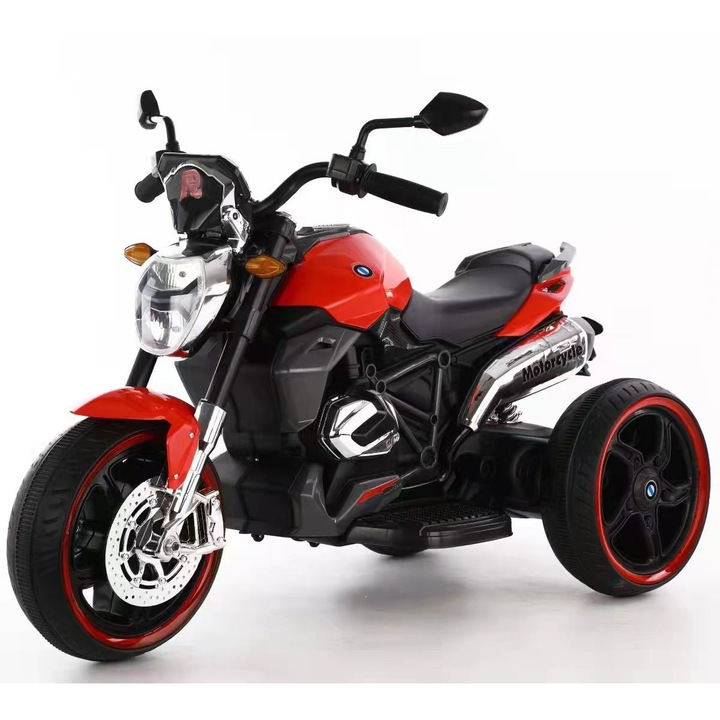 Motocicleta electrica Go Kart pentru copii, rosie