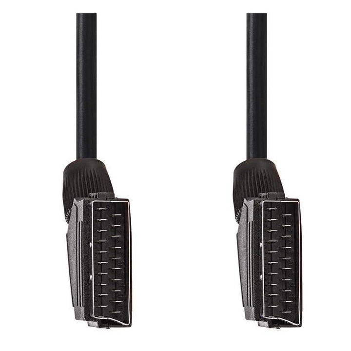 Cablu SCART-SCART, lungime 1,5 m, negru