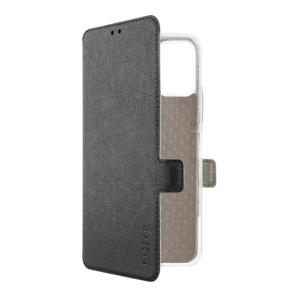 Husa tip carte Fixed Topic pentru Nokia C22, Negru