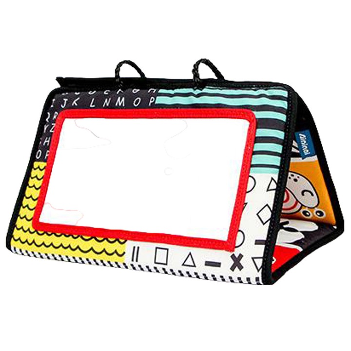 Morfansi Montessori érzékszervi játék babáknak, tükörrel, Tummy Time, 0-36 hónapos, Többszínű