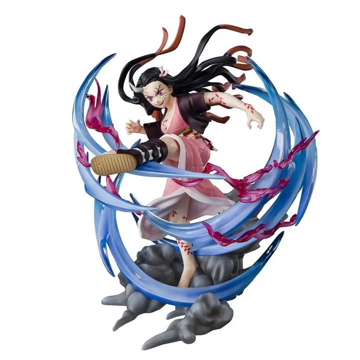 Figurina Demon Slayer - Nezuko Kamado Demon Form, Multicolor, 12 cm