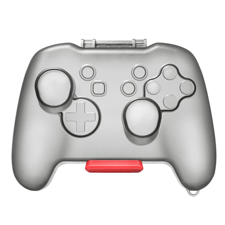 Védőburkolat a Switch Pro vezérlőhöz, Extra tartós műanyag, Vékony illeszkedés, Ütésálló, Guardian Shield, Optim Protection Technology, Szürke
