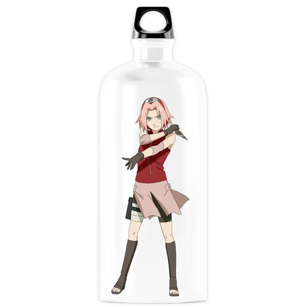 Recipient personalizat sakura anime naruto shippuden, metal-inox, 500 ml -  eMAG.ro