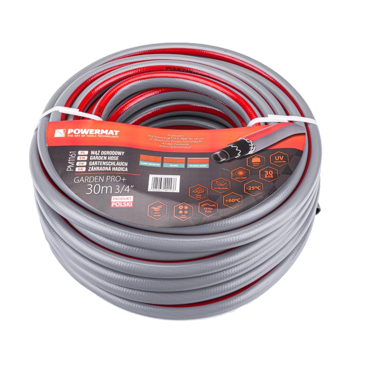 Градински маркуч Garden Pro+ 3/4" 8 бара 30 метра, Powermat