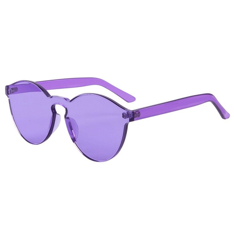 Ochelari fashion vintage, de soare si de club, rotunzi, mov