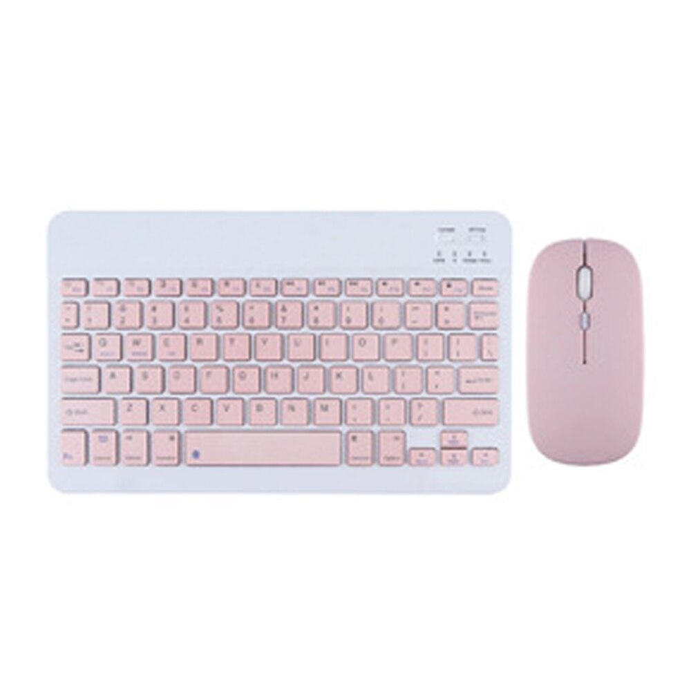 Set Tastatura Si Mouse Wireless Bluetooth Roz Emag Ro