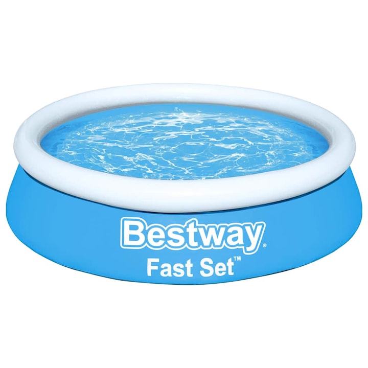 Кръгъл надуваем басейн Fast Set Bestway, 183x51 см, син, 2.53 Kg