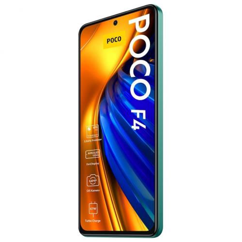 Telefon mobil Xiaomi Poco F4, Dual SIM, 128GB, 6GB RAM, 5G, Verde