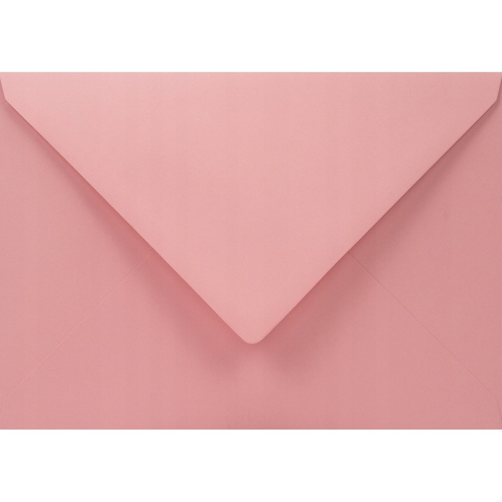 Set de plicuri decorative in culori, Netuno, Woodstock, C5, 162x229mm, Lipire umeda, V-tip, ecologica, 140g/m2, Hartie, roz deschis, 500 buc